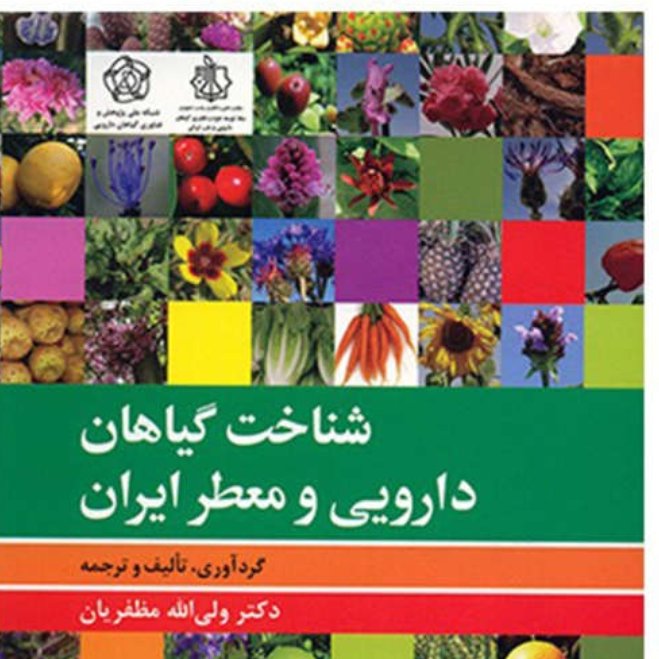 کتاب شناخت گیاهان دارویی و معطر ایران ولی الله مظفریان تمام گلاسه و تصاویر رنگی
