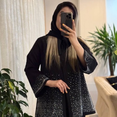 مانتو مجلسی کرپ مدل مازراتی نگینی