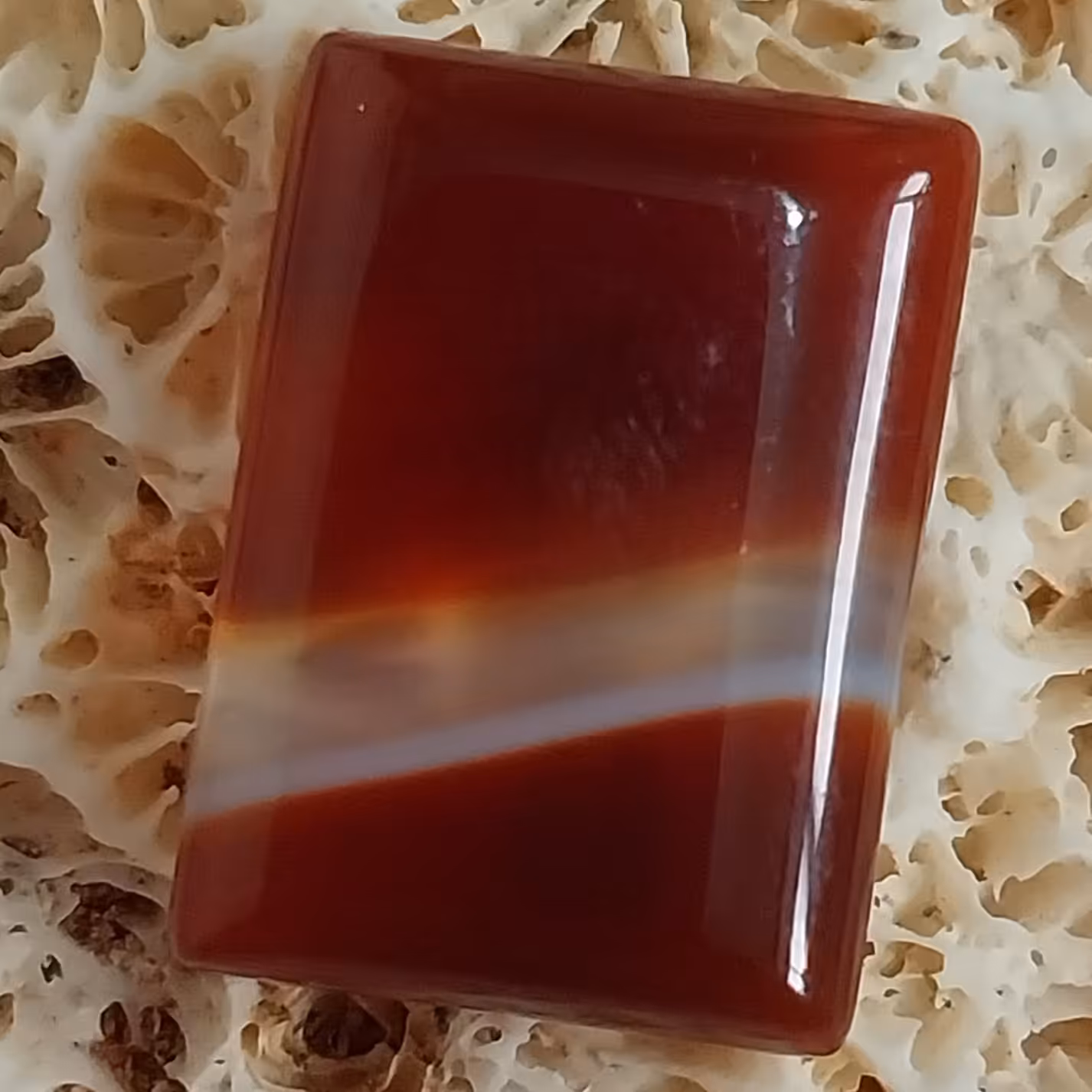 نگین عقیق سرخ سلیمانی ناب و اصل