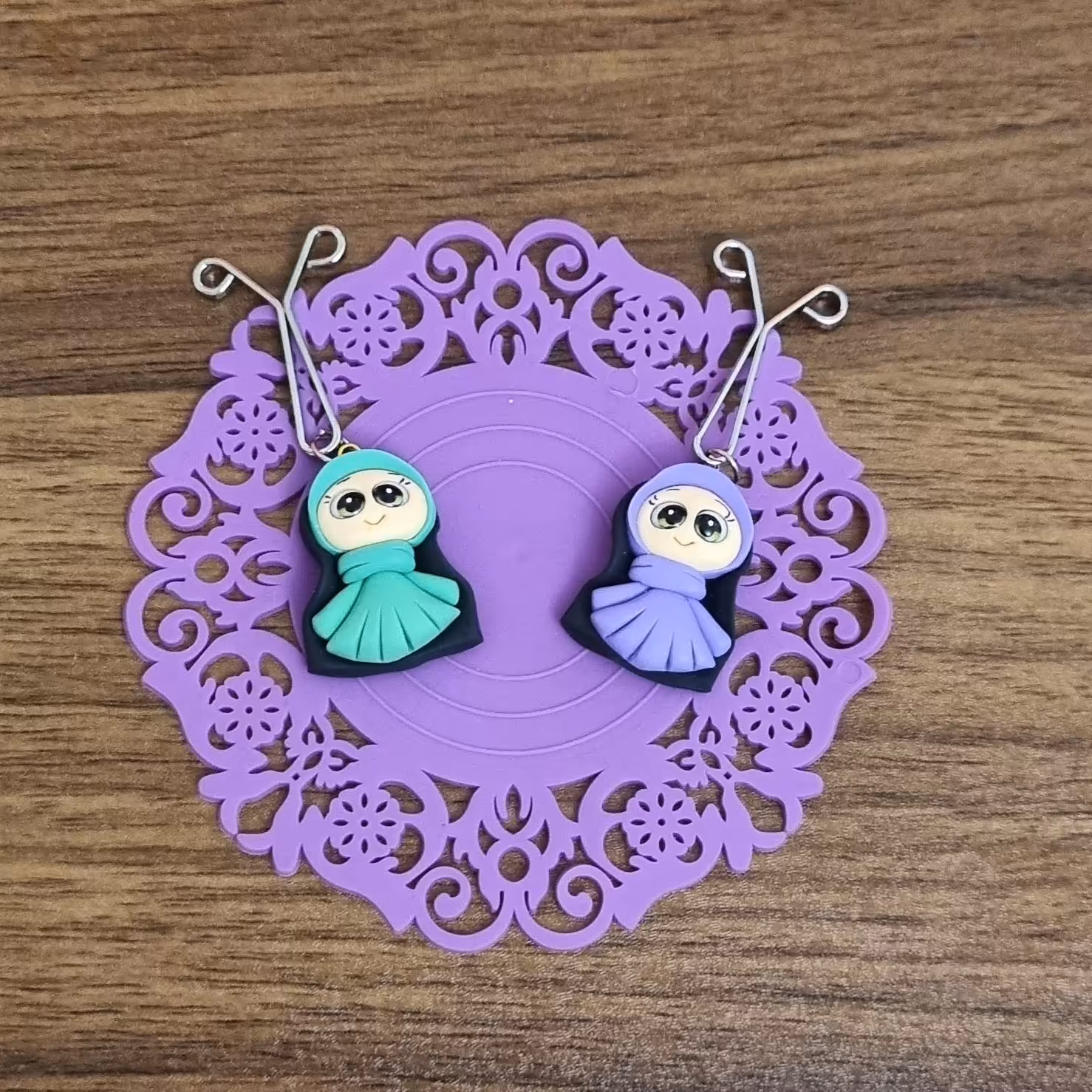 گیره روسری تک عددی با حجاب گیره حجاب دختر محجبه مذهبی دخترانه بچگانه چادری دانه ای