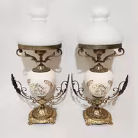 شمعدان طرح چراغ پایه برنجی خاص کد 4977 ارتفاع 64 سانتی متر