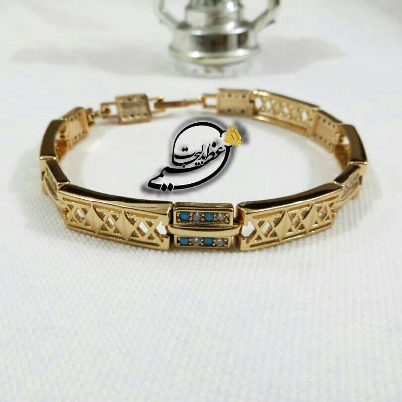 دستبند بسیار زیبای برند Xuping از جنس مس و روکش طلا بسیار با کیفیت با تغییر سایز