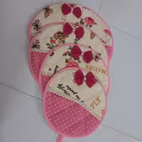 دمکنی مدل ماه حلالی  نسوز  با پارچه زنبوری4 عددی