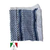 چفیه فلسطینی آبی اعلا بزرگ 130 در 130 نخی نازک عرق گیر چفیه کوهنوردی چفیه عراقی شال فلسطینی چفیه خنک آفتابگیر چفیه آبی