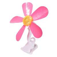 پنکه گیره ای مدل 400A مدل 5 پره  صورتی با کیفیت عالی