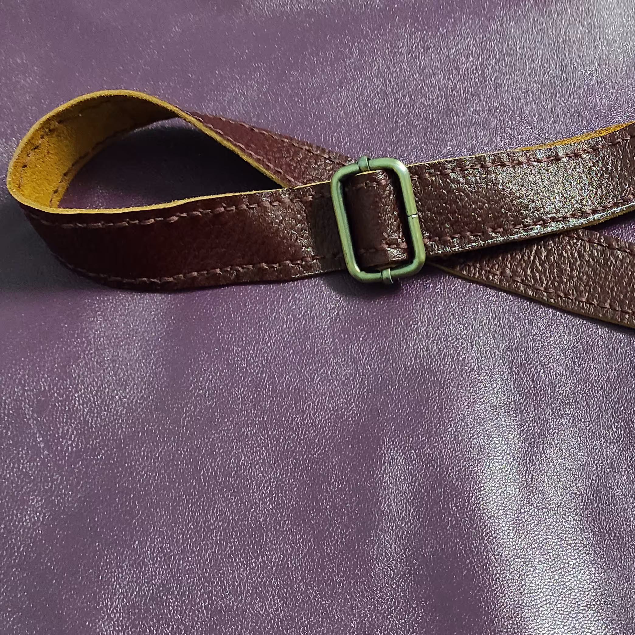 بند تفنگ چرم طبیعی گاوی