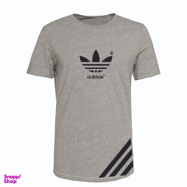 تی شرت آستین کوتاه مردانه مدل T543  رنگ طوسی