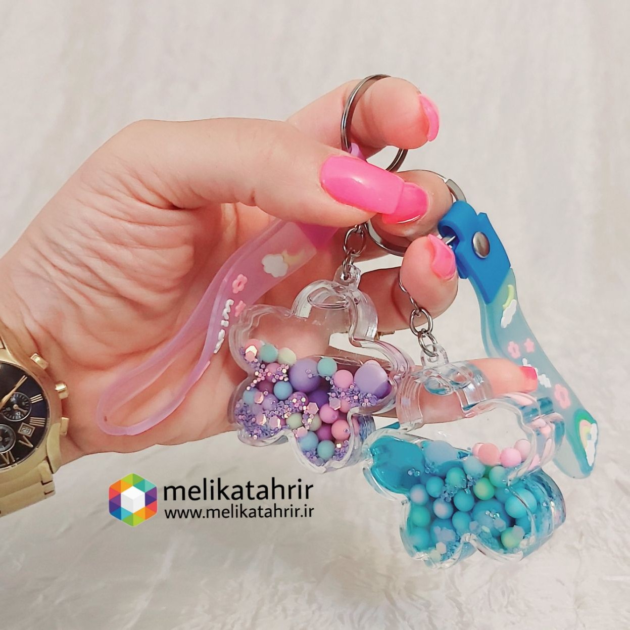 جاکلیدی آکواریومی طرح ستاره ای