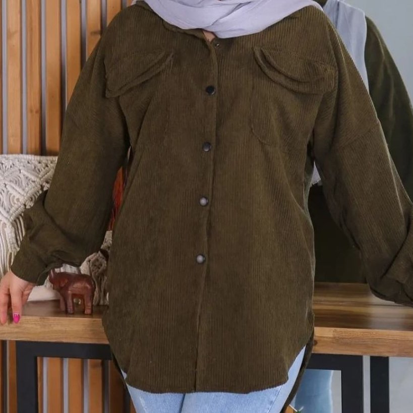 مانتو مخمل کبریتی