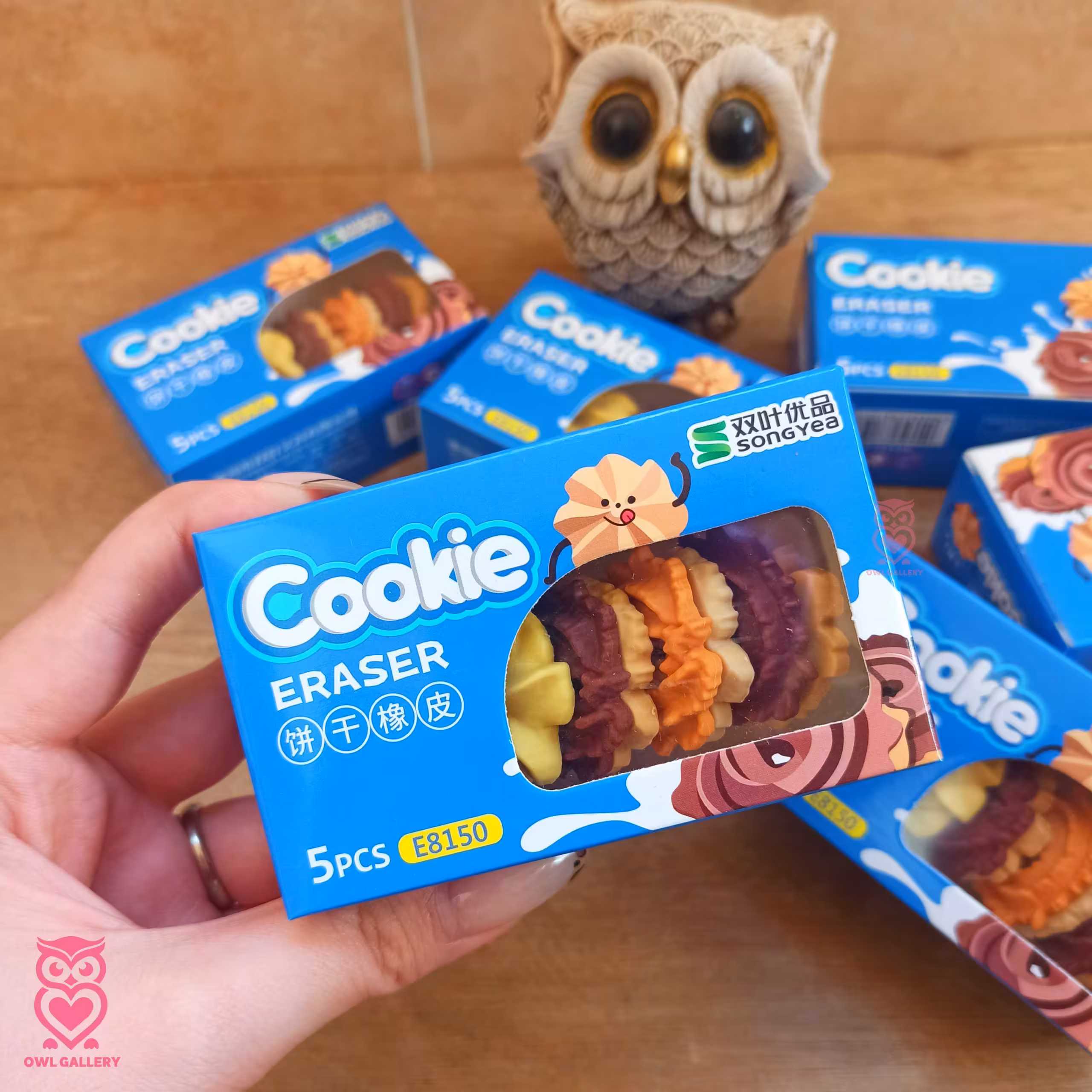 پک 5تایی پاکن طرح بیسکوییت کوکی