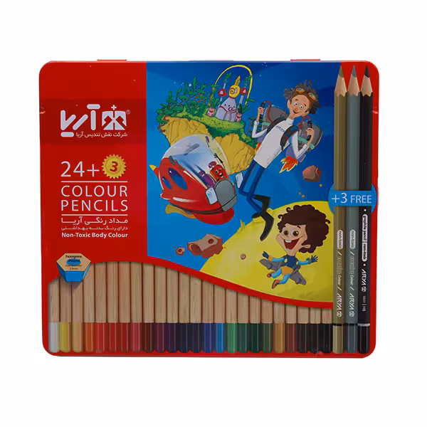 مداد رنگی آریا مدل 777