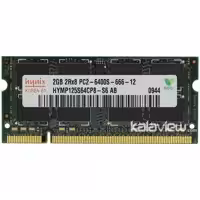 رم لپ تاپ هاینیکس 2GB مدل DDR2 باس 800MHZ-6400 کره HYMP125S64CP8-S6 AB تایمینگ CL6