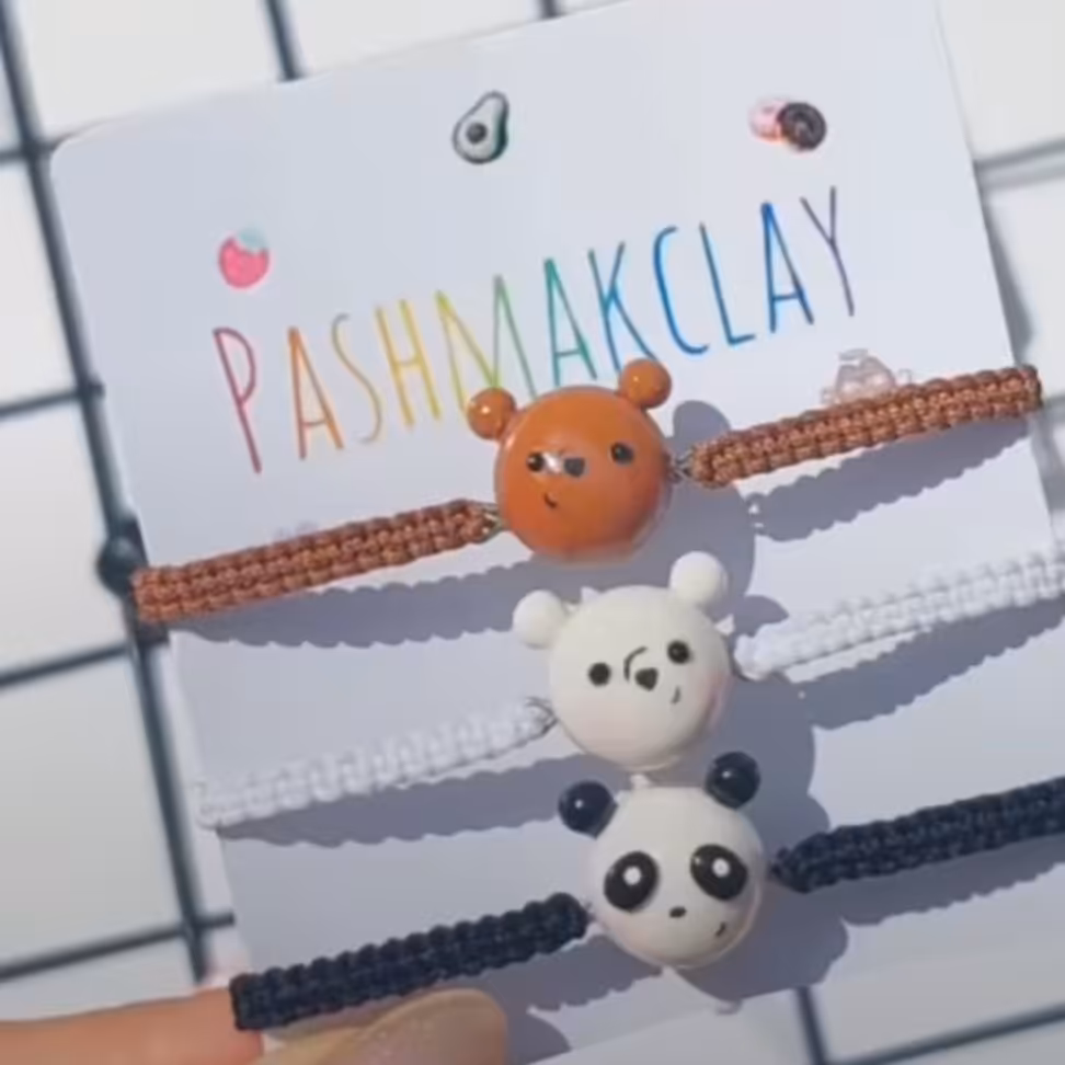 دستبند دوستی خرسی ست