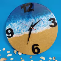 ساعت رزینی دریا (دستساز)