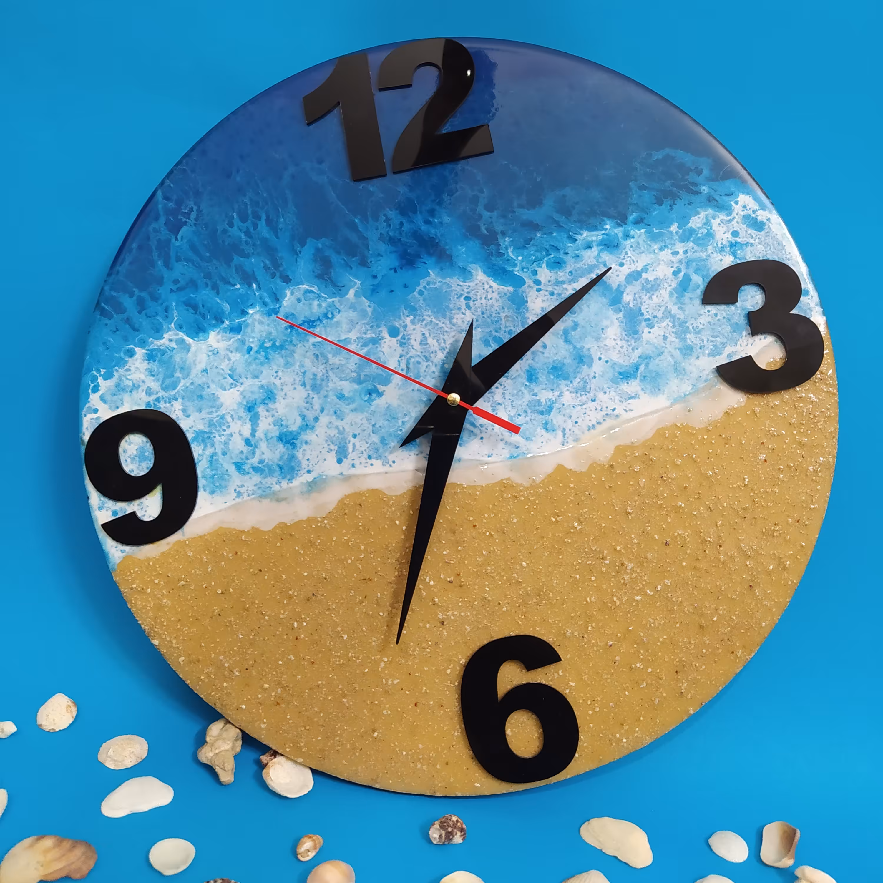 ساعت رزینی دریا (دستساز)