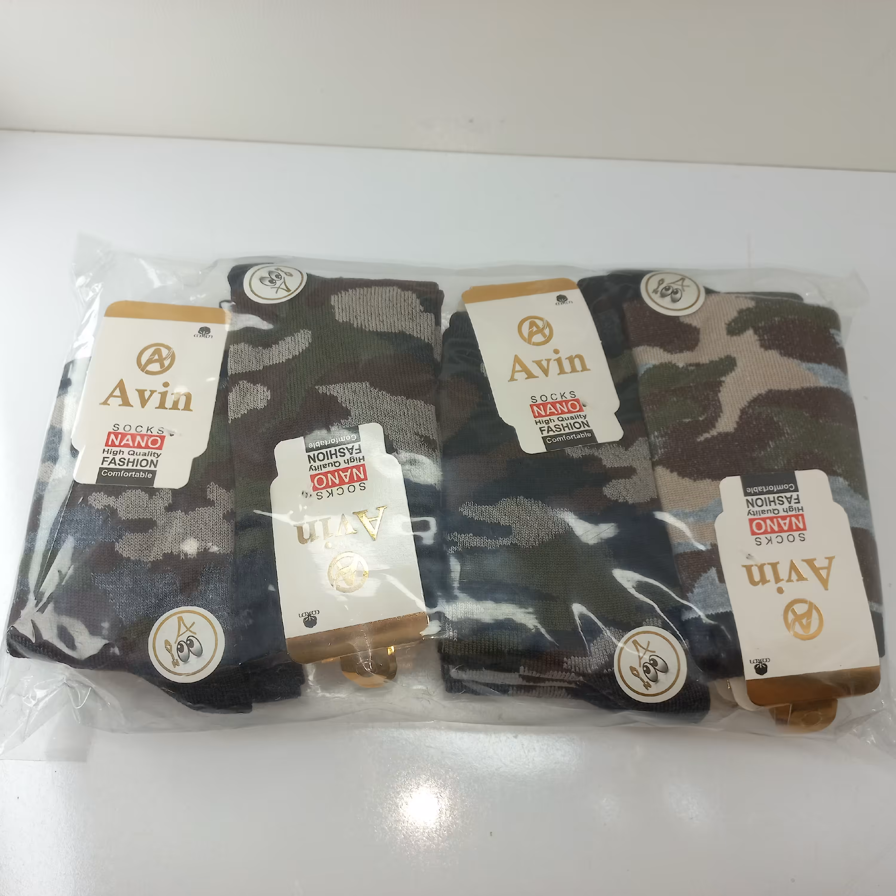 جوراب  پسرانه  ارتشی بسته ی  12 عددی