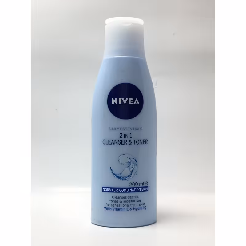 شیر پاک کن  2×1 همراه با تونر نیوآ NIVEA 2IN1 CLEANSER &amp; TONER