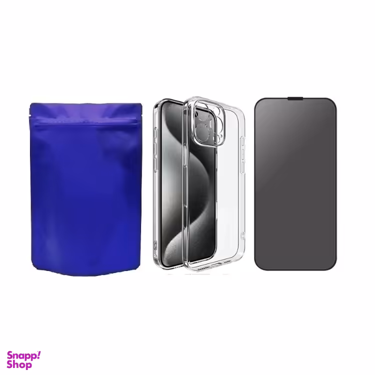 کاور گوشی موبایل مدل M-B Space مناسب اپل iPhone 16 Pro Max به همراه محافظ صفحه نمایش Privacy