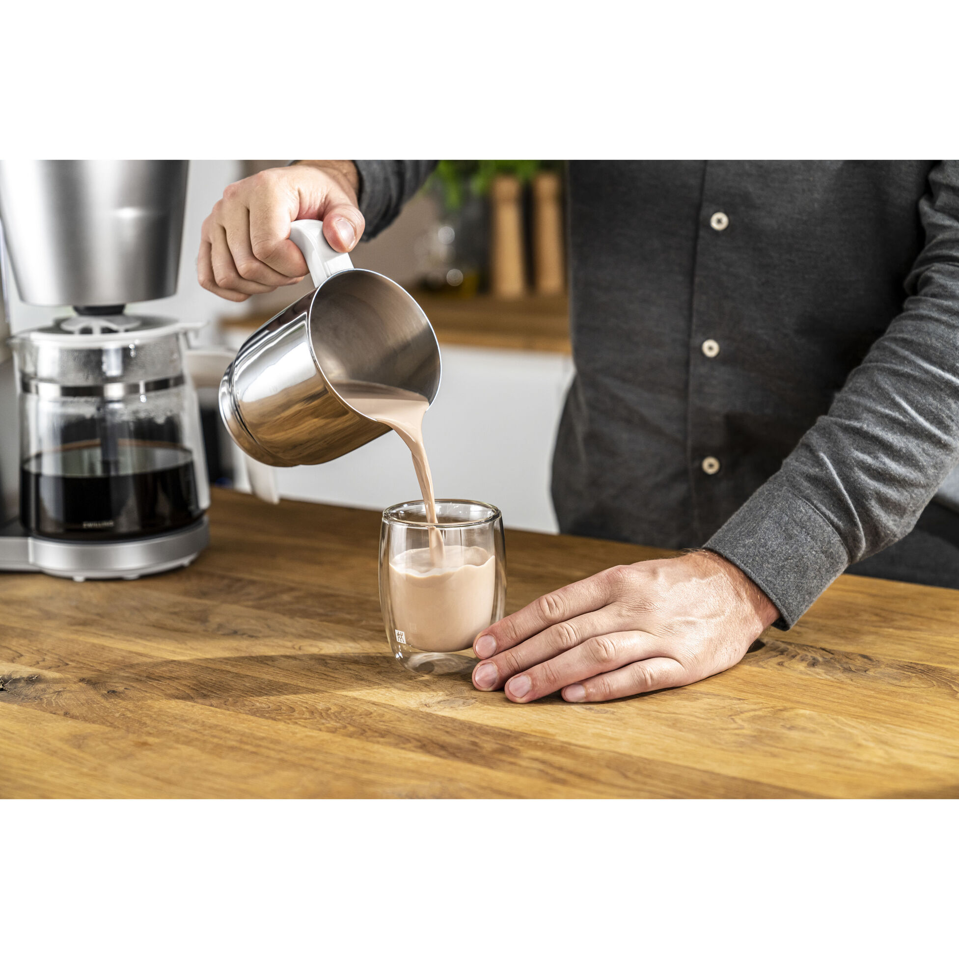 ست دو عددی لیوان قهوه دوجداره 200 میلی لیتر زولینگ مدل سورنتو ZWILLING Sorrento Double Wall Coffee Glasses 200ml, Set of 2