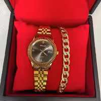 ست ساعت با دستبند کارتیر  زنانه فوق العاده با کیفیت 