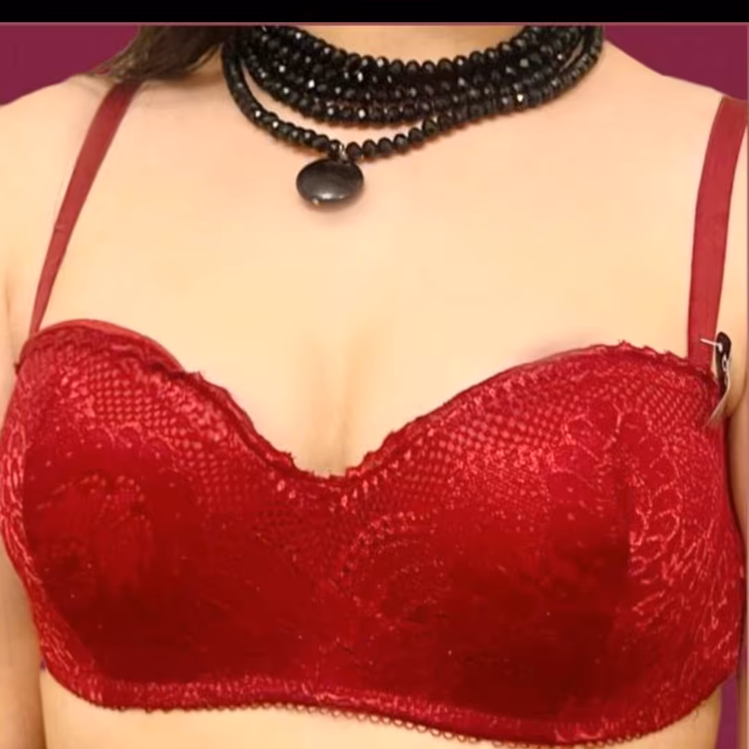 سوتین فانتزی رنگ قرمز