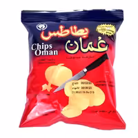 چیپس عمان بطاطس بسته 25 عددی