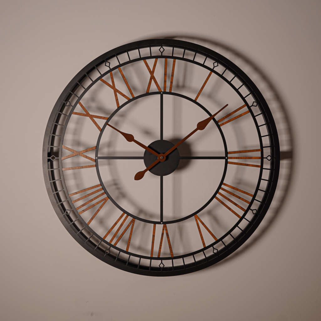 ساعت دیواری نوین (novin) مدل:یونانی