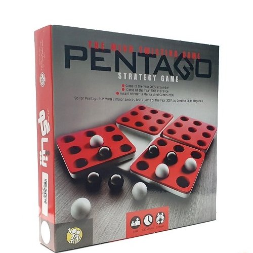 بازی فکری خانوادگی پنتاگو قرمز فکرانه «بردگیم انتزاعی کودک»