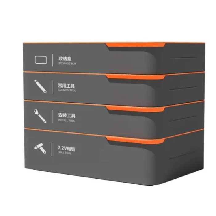 خرید و قیمت جعبه ابزار لایه ای Deli Box Home - کی ام کالا