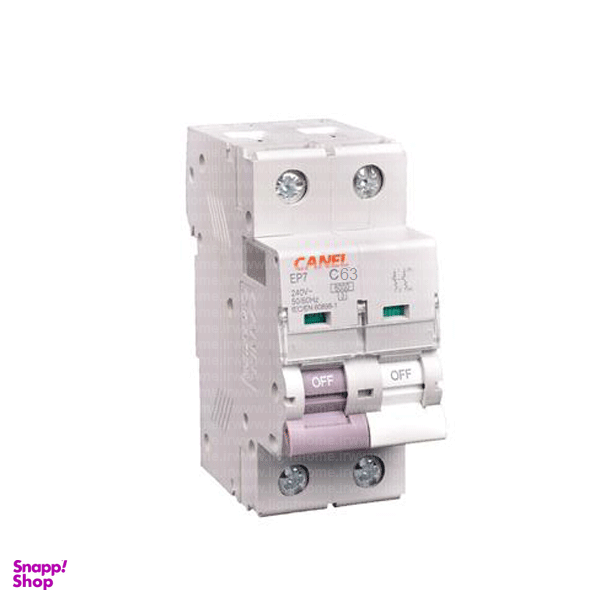 فیوز مینیاتوری دو پل کانل مدل C-63 کد EP7