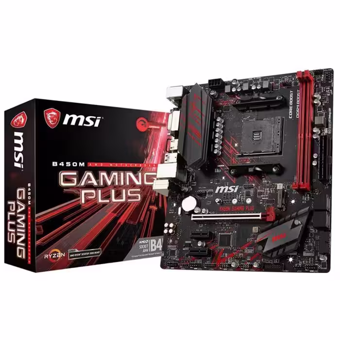 مادربرد ام اس آی مدل B450M GAMING PLUS