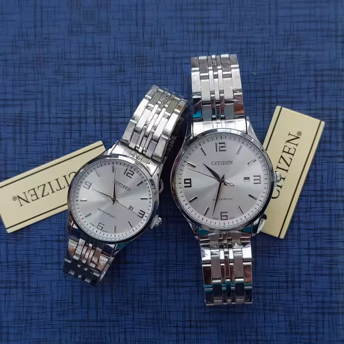 ساعت استیل ست زنانه و مردانه CITIZEN(High Copy)

