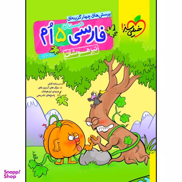 کتاب تیزهوشان فارسی پنجم اثر کاظم غریبی انتشارات خیلی سبز