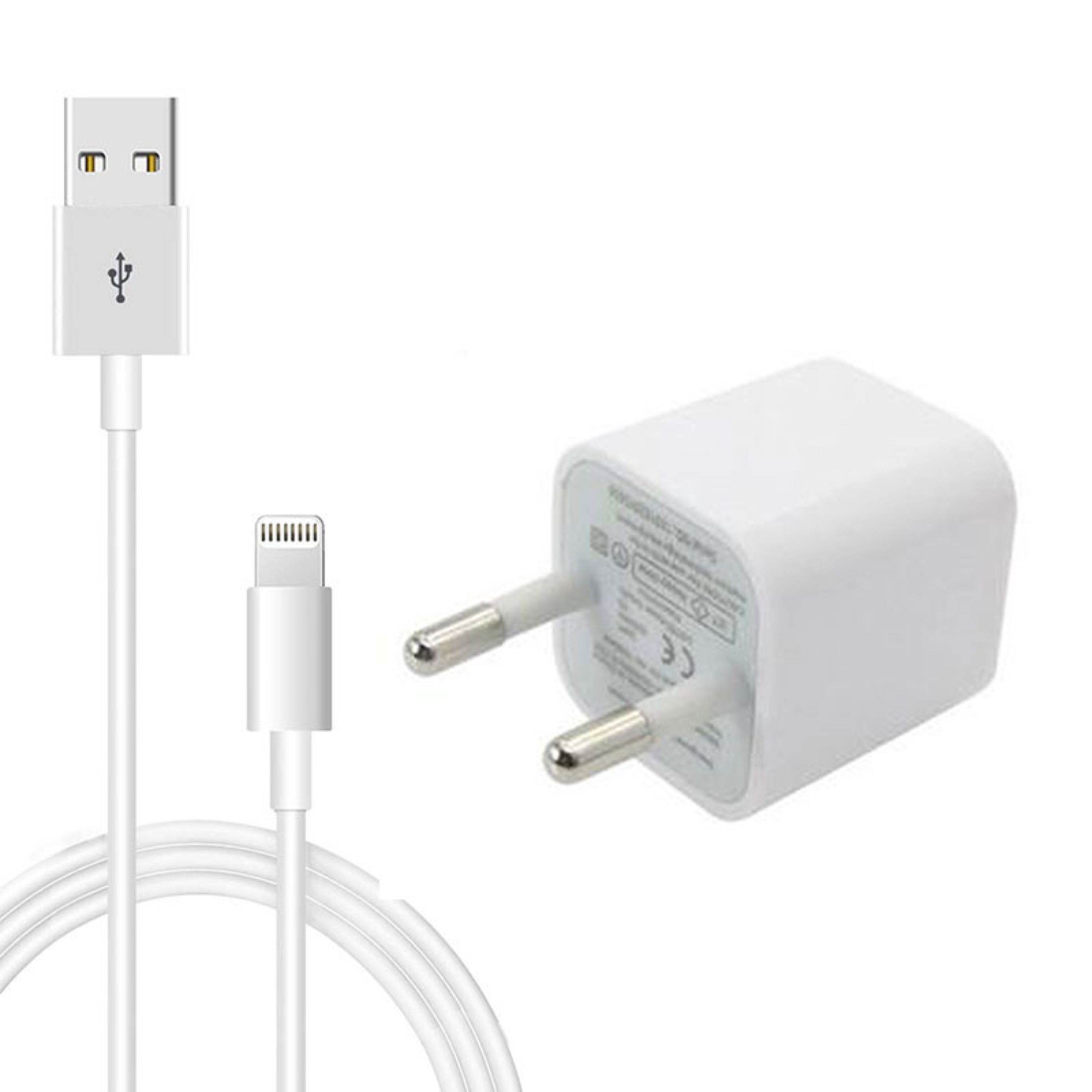 کلگی شارژ آیفون 5W به همراه کابل لایتینگ