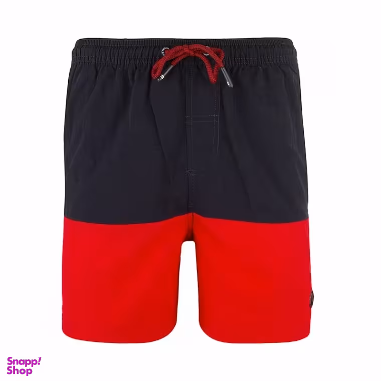 مایو شنا پسرانه ساحلی مدل TS رنگ سرمه ای قرمز