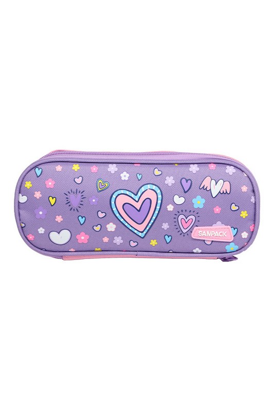 جامدادی تک زیپ طرح قلب PA297-09