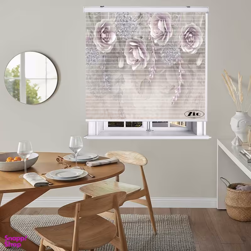 پرده زبرا زیو مدل 3D1069 سایز 150x150 سانتی متر