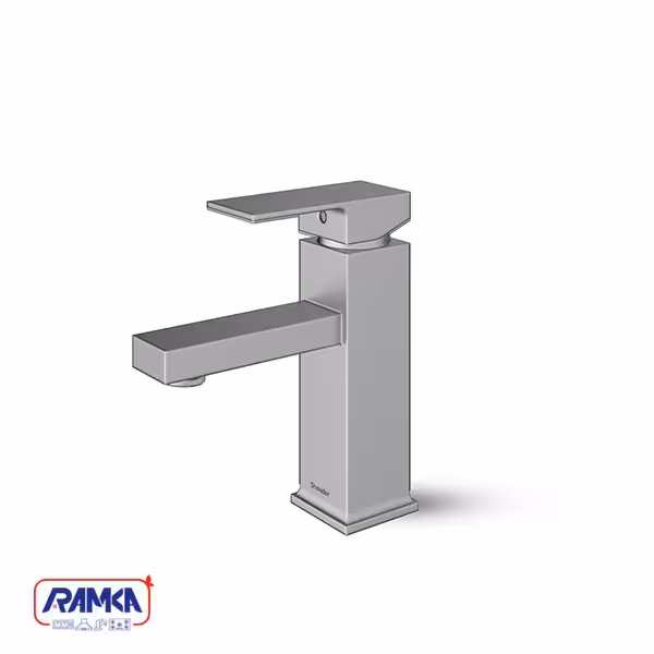 شیر روشویی شودر مدل اروپا کروم مات