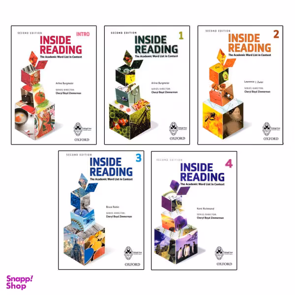 کتاب Inside Reading اثر Arline Burgmeier انتشارات اشتیاق نور پنج جلدی