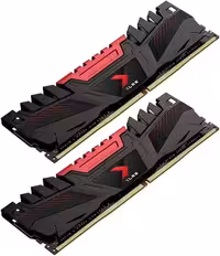 خرید رم دسکتاپ PNY مدل RAM PNY 16G 3200 DUAL BLACK XLR8