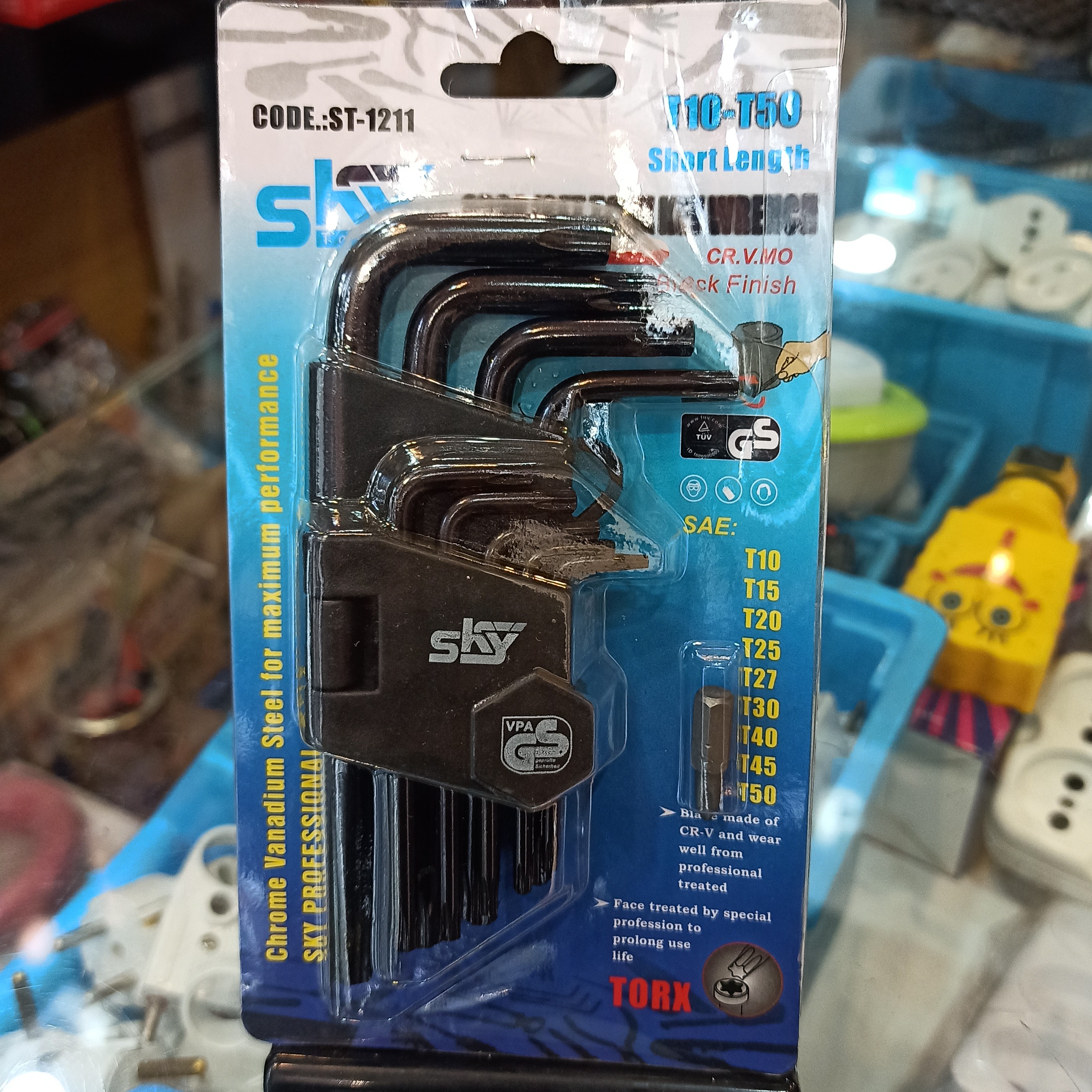 ست 9 تایی آچار ستاره با کیفیت اسکای