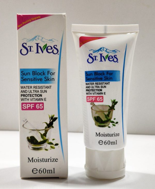ضد آفتاب Stives مخصوص صورت وکل بدن برای پوست های حساس SPF65