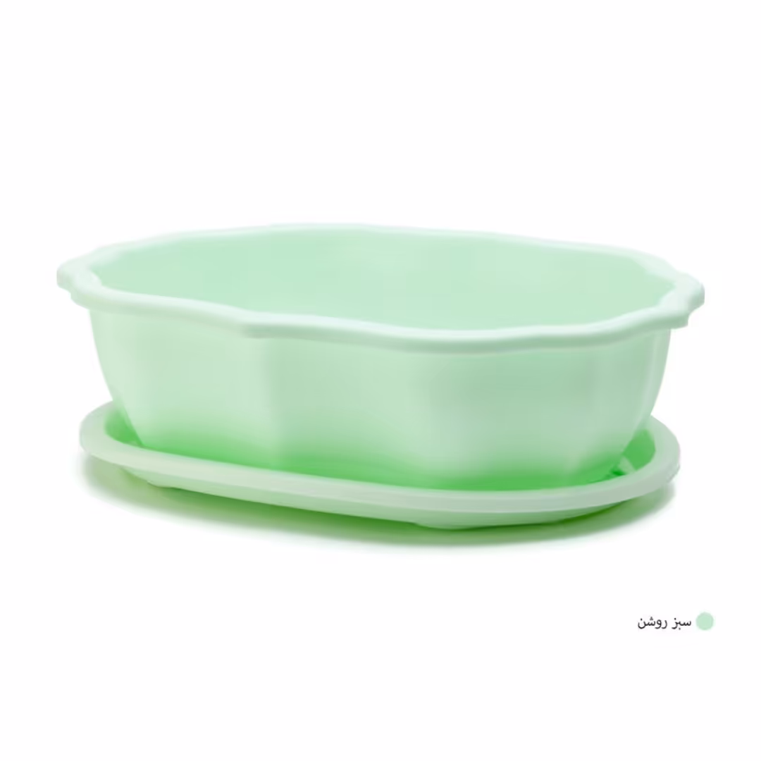 گلدان گل آذین مدل 633 جنس پلاستیکی در12رنگ متنوع به همراه زیر گلدانی و زه کش با ارسال رایگان