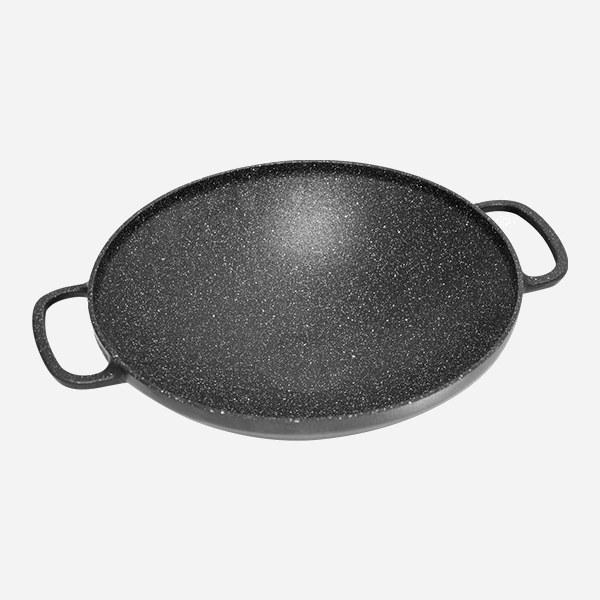 تابه چدن ووک سایز 32 بادرب شیشه 