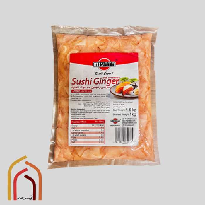 ترشی زنجبیل سوشی جینجر 1.6کیلوگرمی ساخت ژاپن