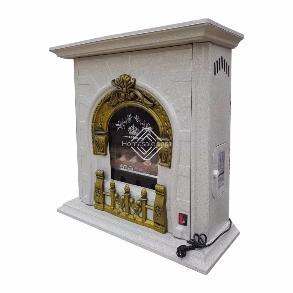 هیتر گازی شومینه ای فن دار آذر تهویه مدل A612(گاز شهری)