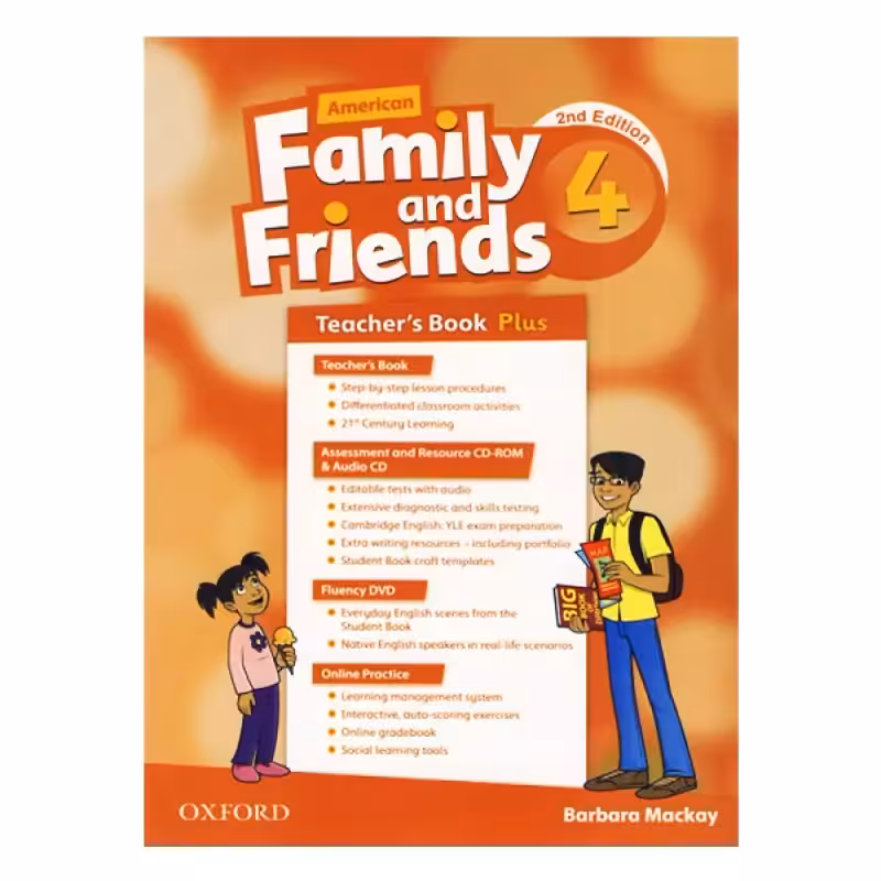 Teachers book American Family and Friends 4 Second Edition کتاب