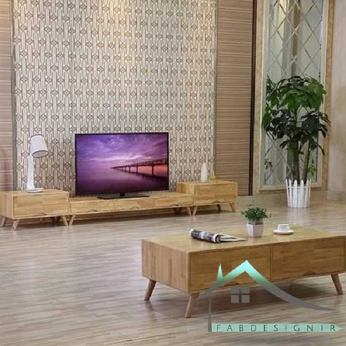 ست میز تلویزیون و جلومبلی fabset-138