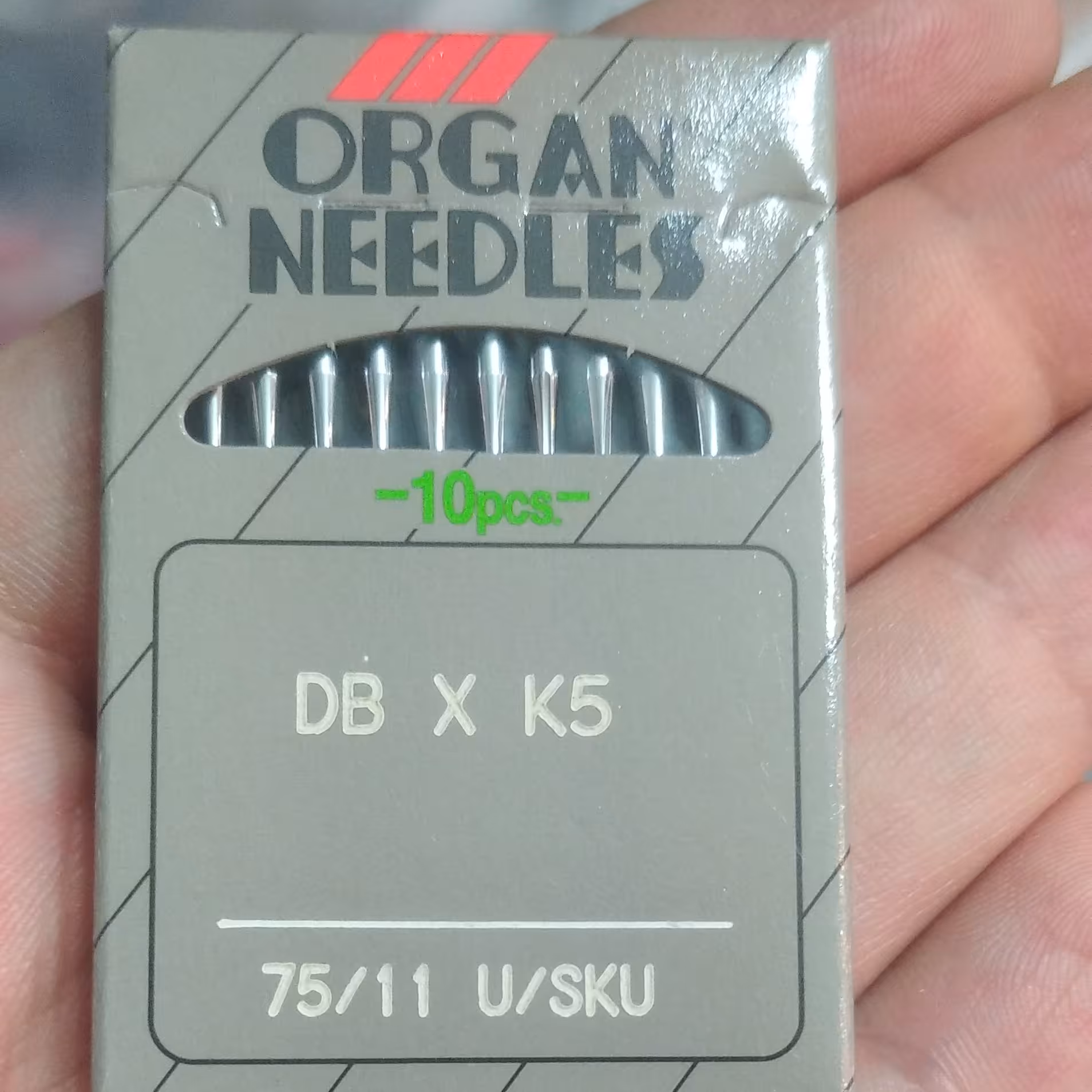 سوزن چرخ صنعتی راسه دوز 1 بسته 10 عددی شماره 11