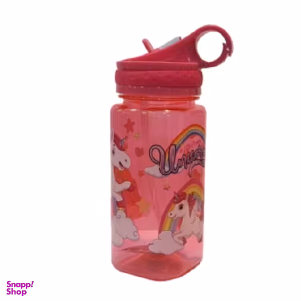 قمقمه نی دار لیدر طرح یونیکورن کد 23 گنجایش 350 میلی لیتر